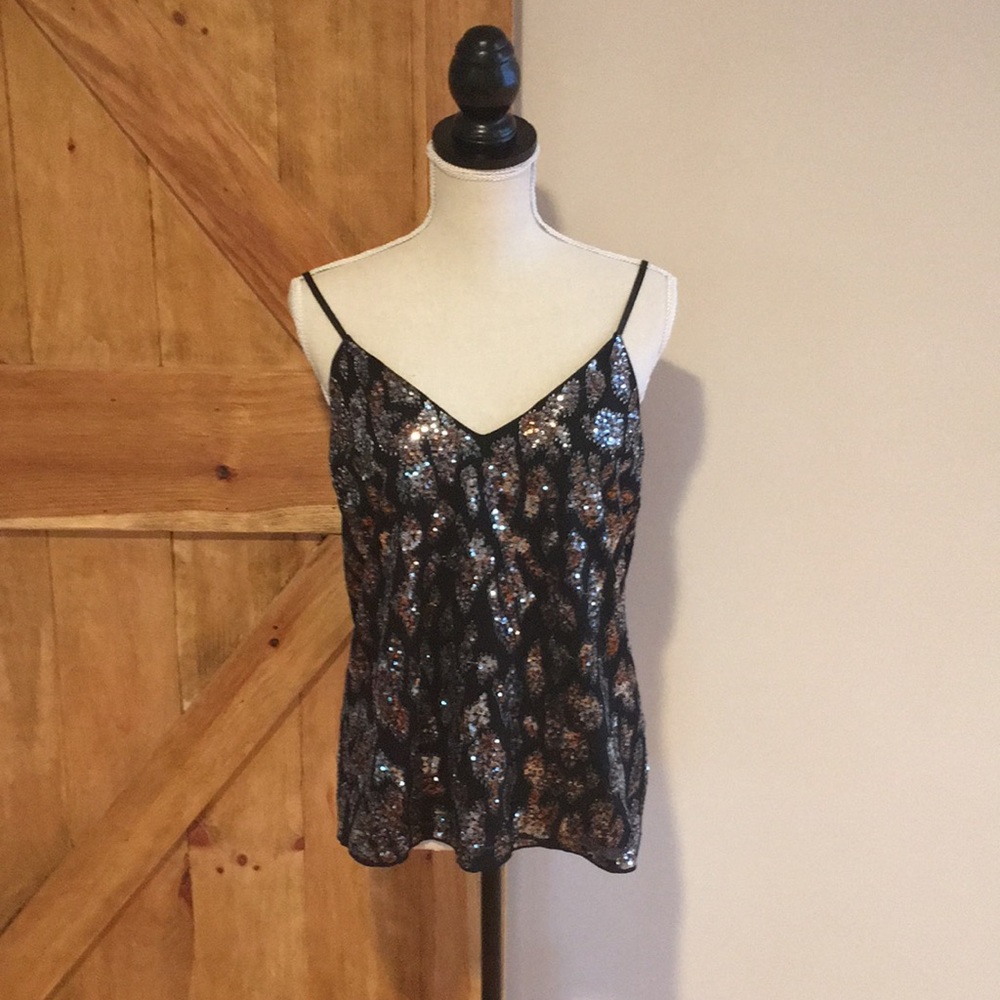 Fun sparkly black Camisole